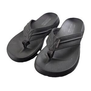 Mens Sandals Skechers Relaxed Fit Patino Marlee Flip Flop Luxe Comfort Sandal 8